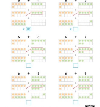 1-2-4 01 10이 넘는 더하기 - 앞의 수를 10 만들기(반구체물) 문제_5