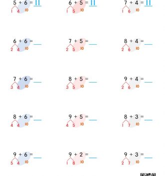 1-2-4 04 10이 넘는 더하기 - 뒤의 수를 10 만들기 문제_4