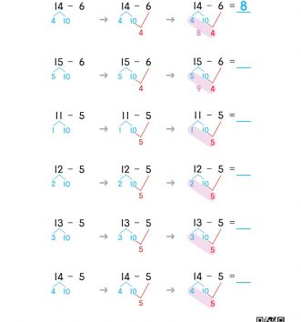 1-2-4 08 십몇에서 빼기 - 10에서 빼기 문제_5