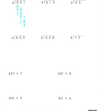 3-2-2-나눗셈-13-두세자리÷한자리-D-문제