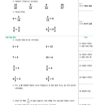 6-1-1-분수의-나눗셈-00-진단테스트-문제