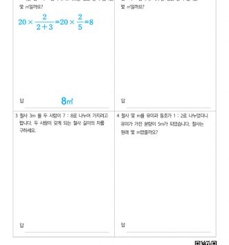 6-2-4-비례식과-비례배분-11-비례배분의-활용-초급-D-문제